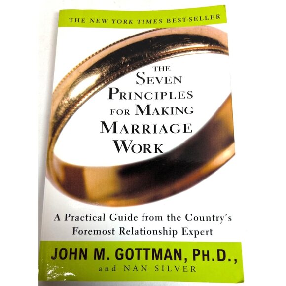 The Seven Principles For Making Marriage Work Book By John Gottman & Nan Silver - Picture 1 of 2